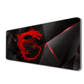 RGB Gaming Desk Mat – MSI Edition, LED Backlit, Anti-Slip