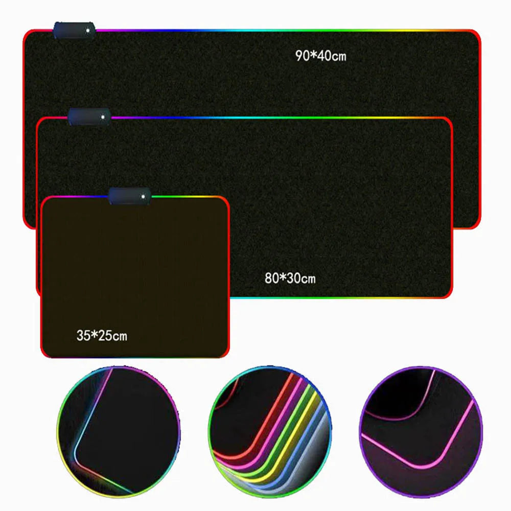 RGB Gaming Desk Mat – MSI Edition, LED Backlit, Anti-Slip