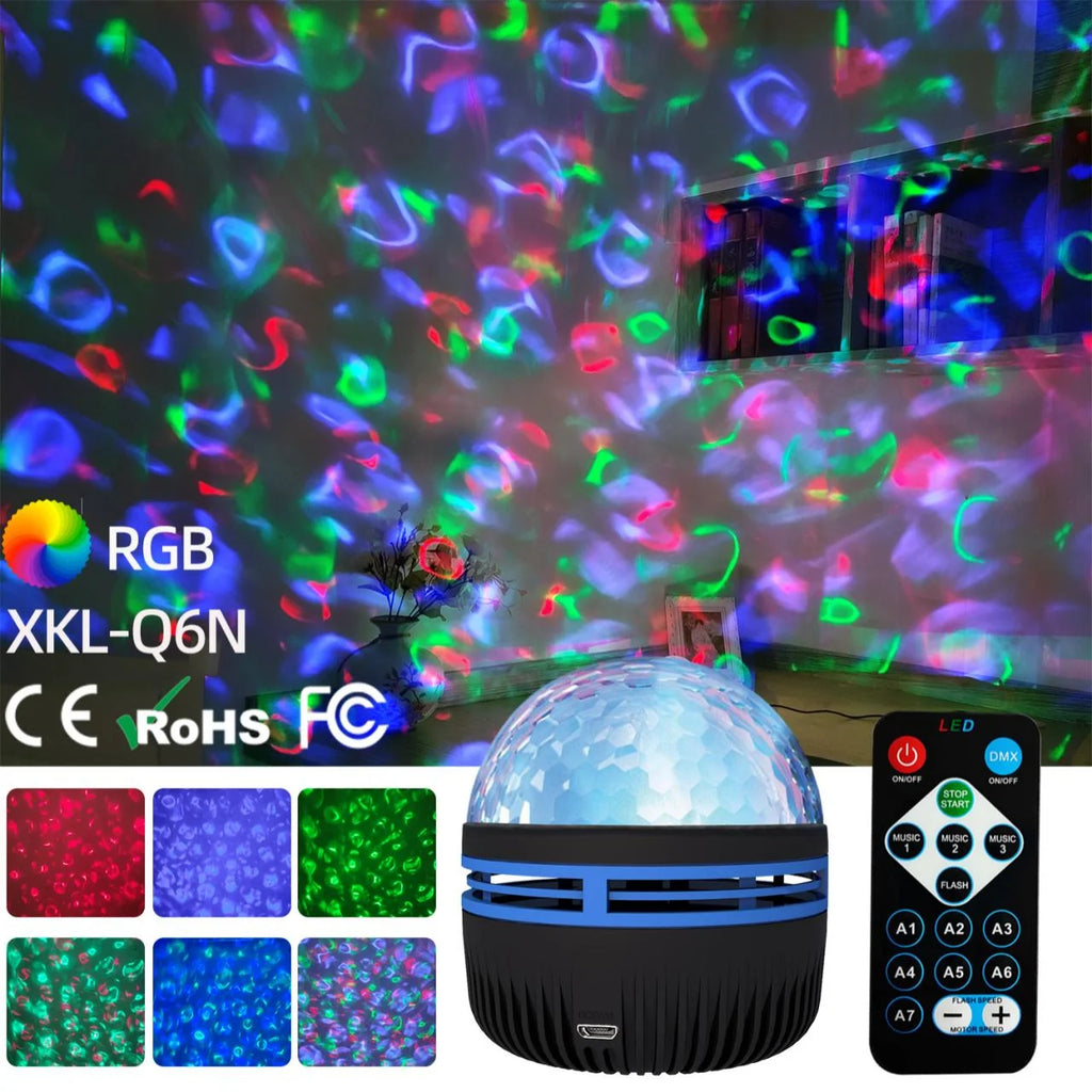Northern Lights Star Projector – Remote Control, Auto Rotate