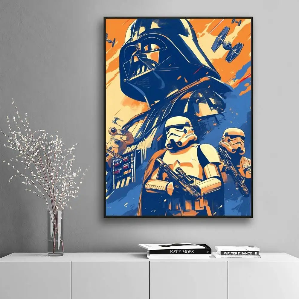 Star Wars High-End Fashion Poster – Wall Sticker, Home Decor