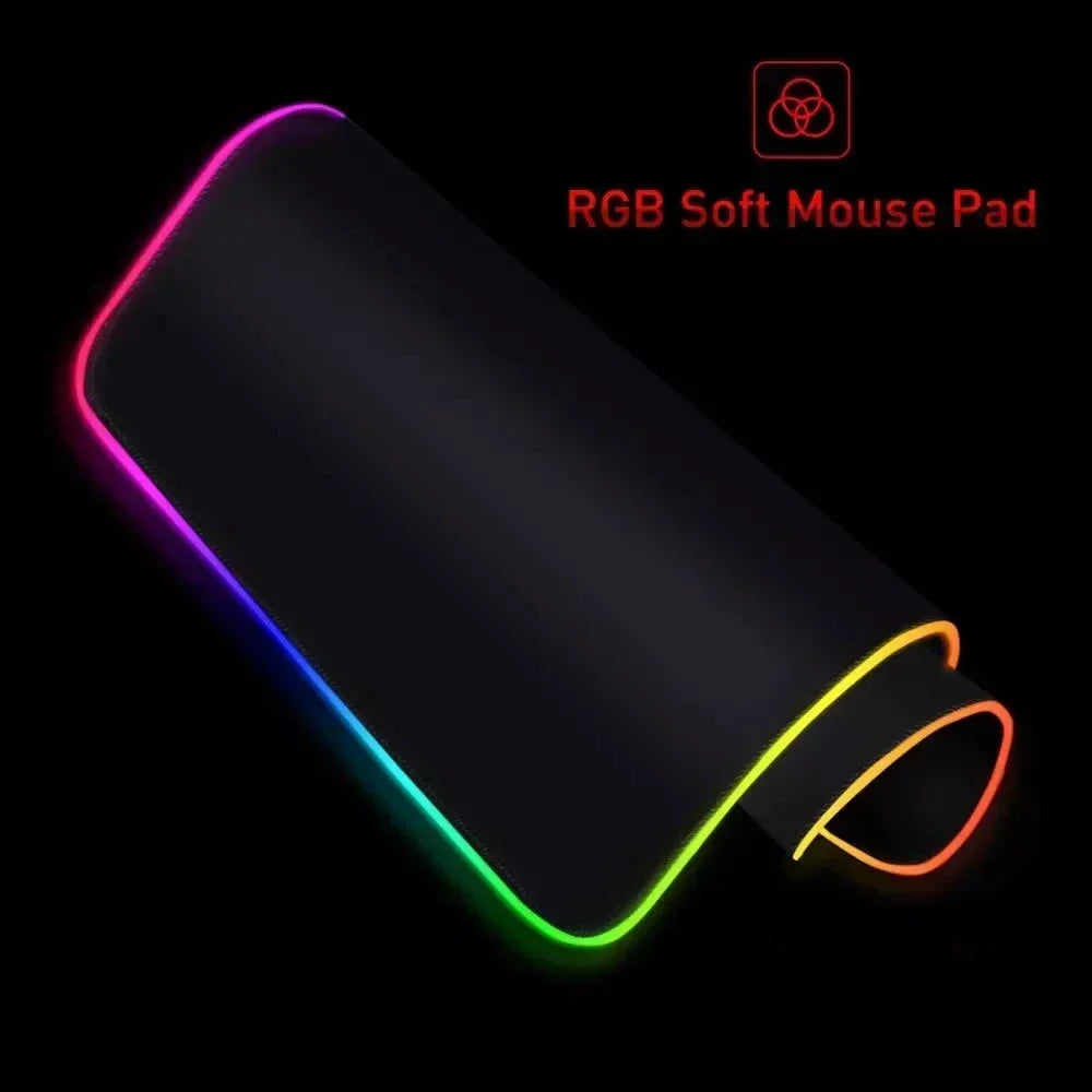 RGB Gaming Desk Mat – Geometry Dash Edition, Anime Style
