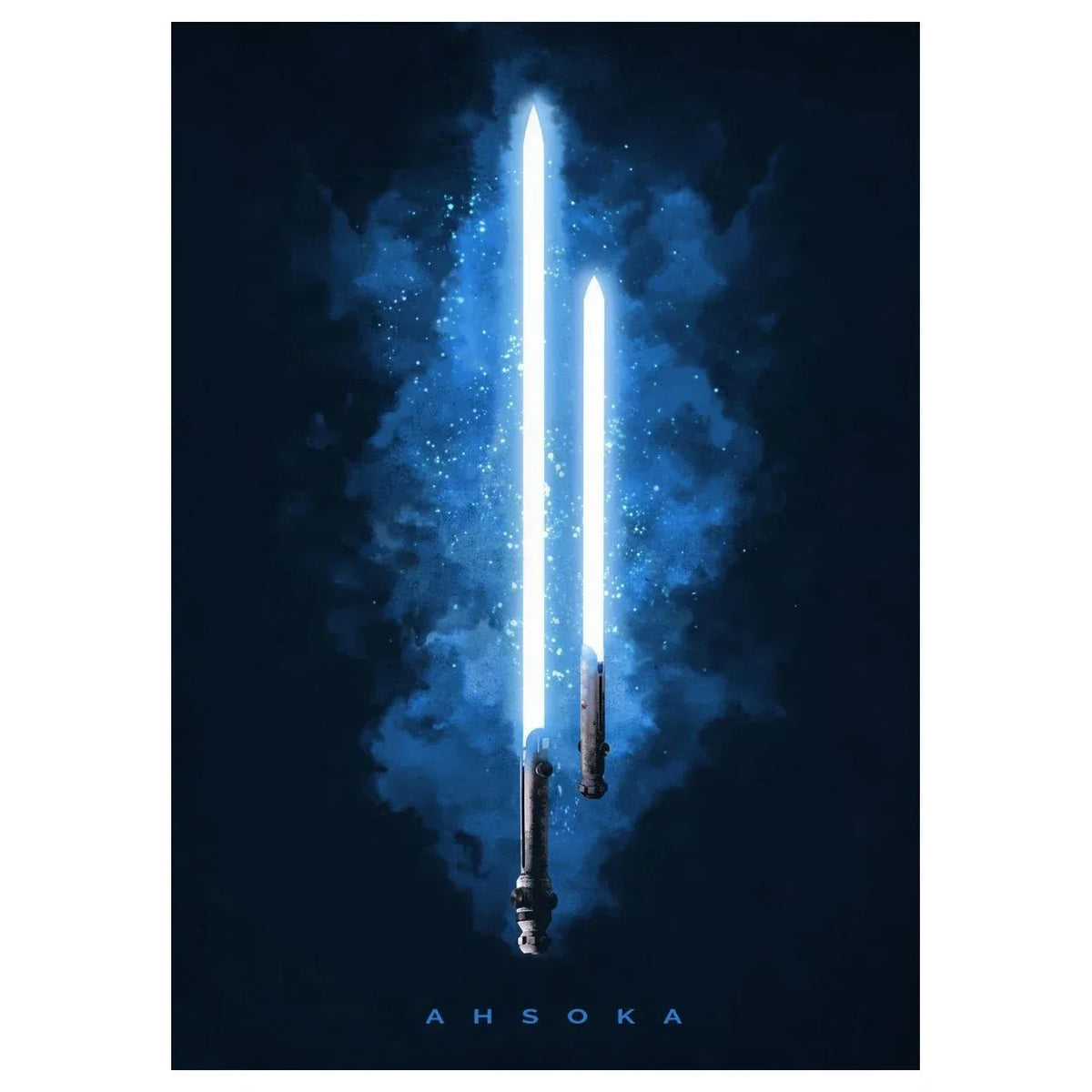 Star Wars Lightsaber Canvas Print – Gaming Room Wall Art