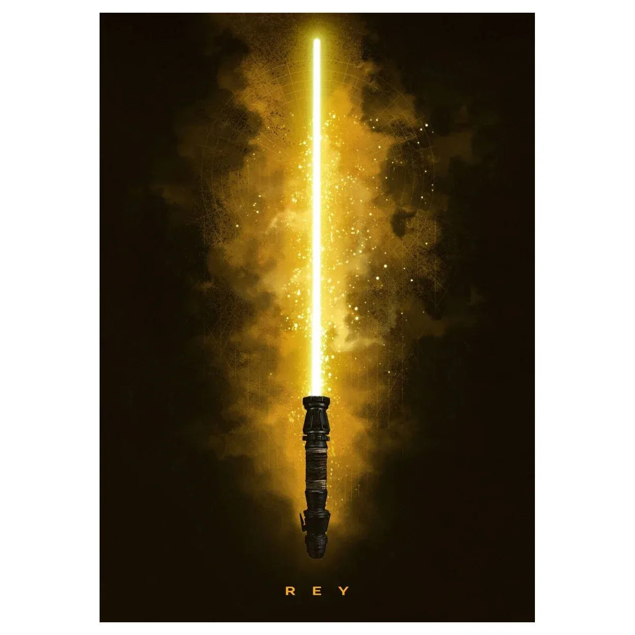 Star Wars Lightsaber Canvas Print – Gaming Room Wall Art