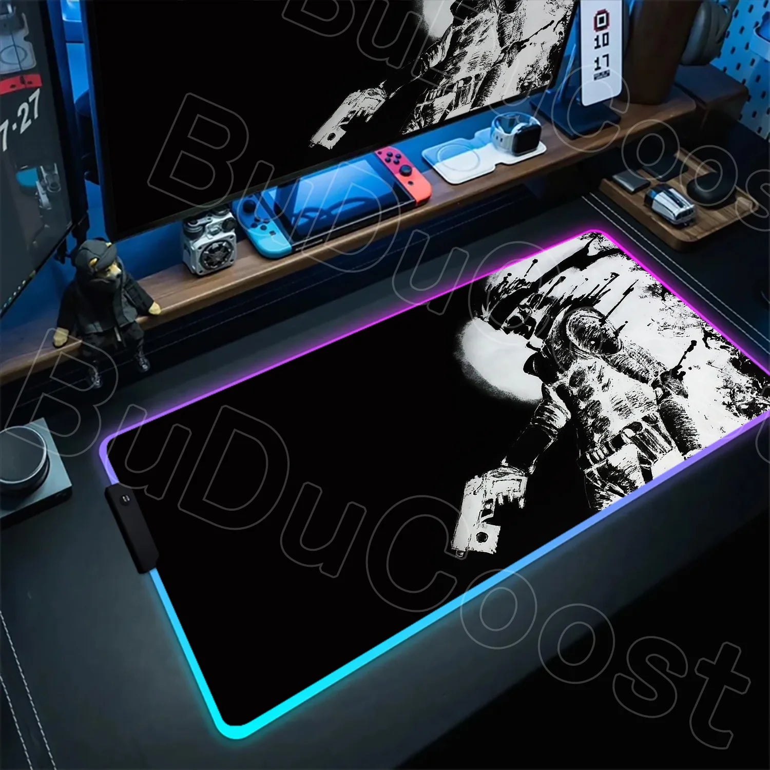 RGB Gaming Desk Mat – Metal Gear Solid Edition, 120×60cm