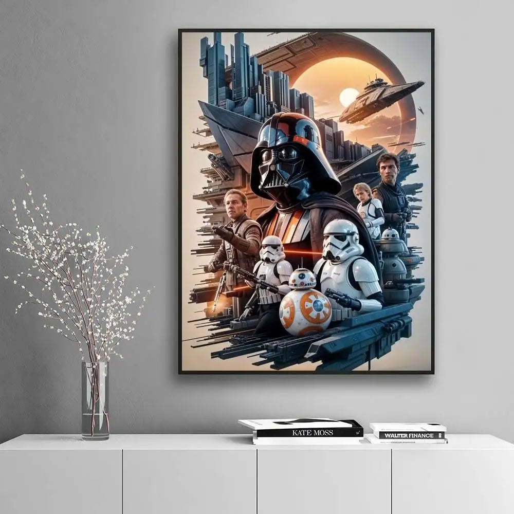 Star Wars High-End Fashion Poster – Wall Sticker, Home Decor