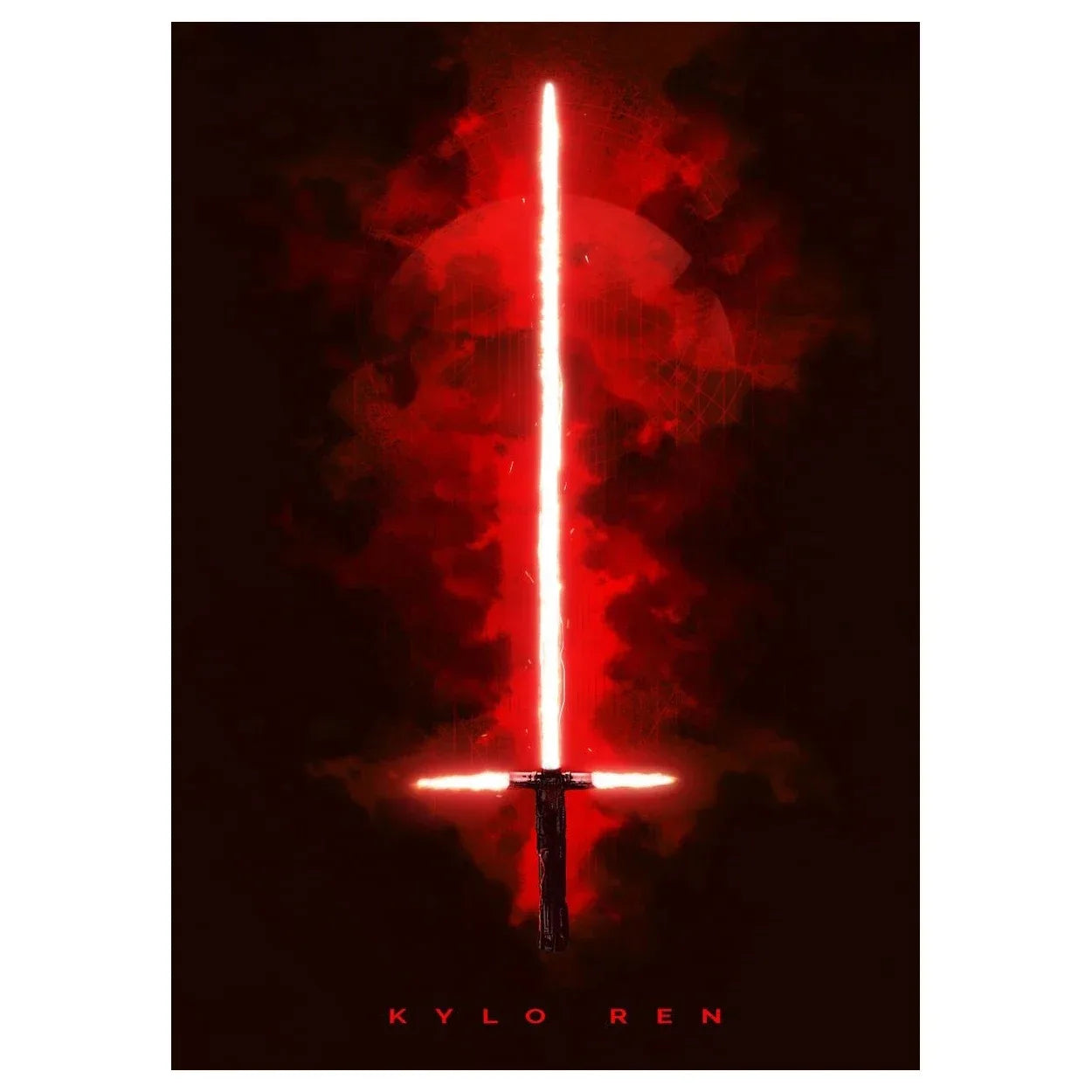 Star Wars Lightsaber Canvas Print – Gaming Room Wall Art