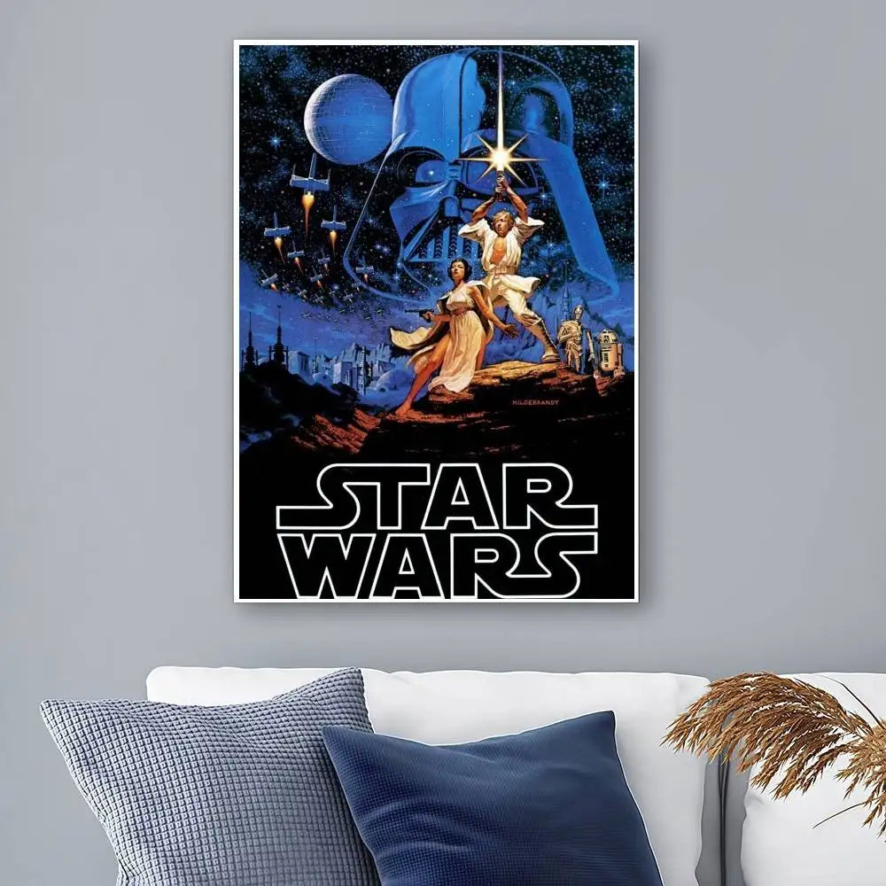 Star Wars High-End Fashion Poster – Wall Sticker, Home Decor