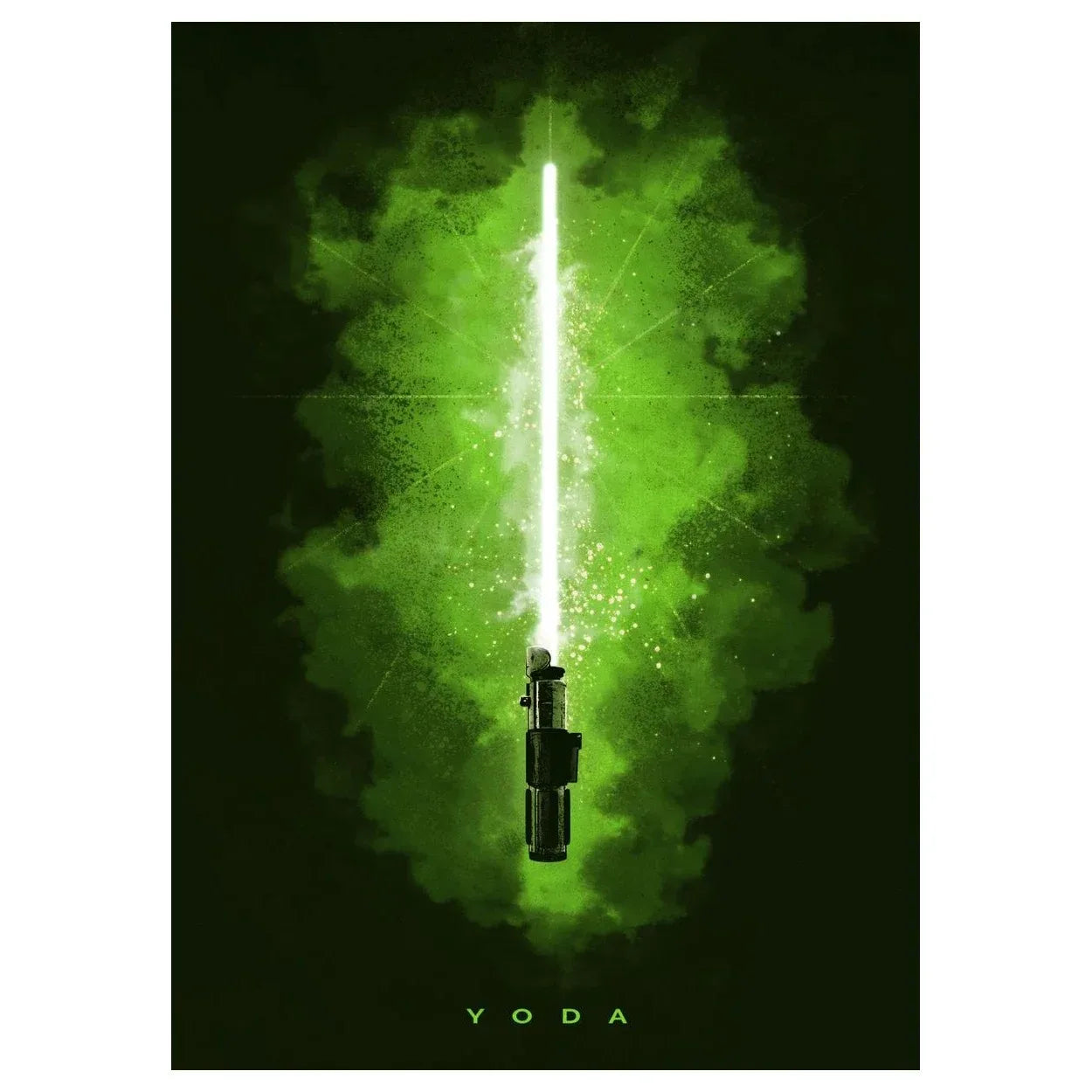 Star Wars Lightsaber Canvas Print – Gaming Room Wall Art
