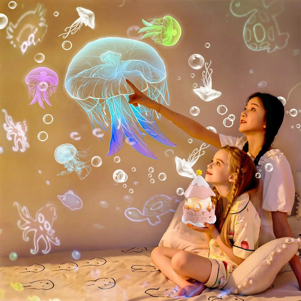 Galaxy Star Projector – 21-in-1 Scenes, 360° Rotate, Timer