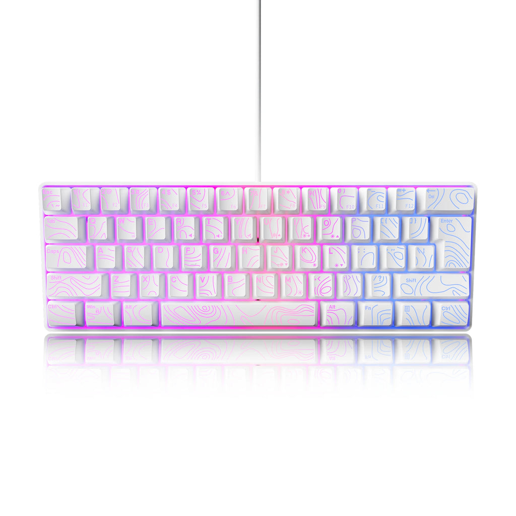 60% RGB Compact Gaming Keyboard, 61-Key Wired