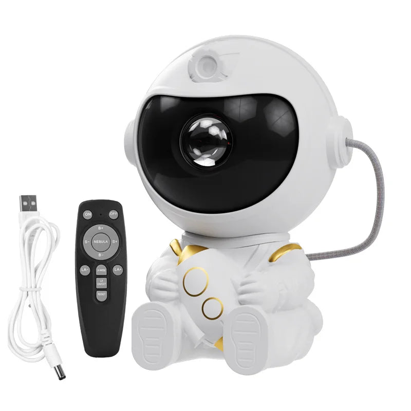 Astronaut Galaxy Projector – Bluetooth Speaker, Night Light