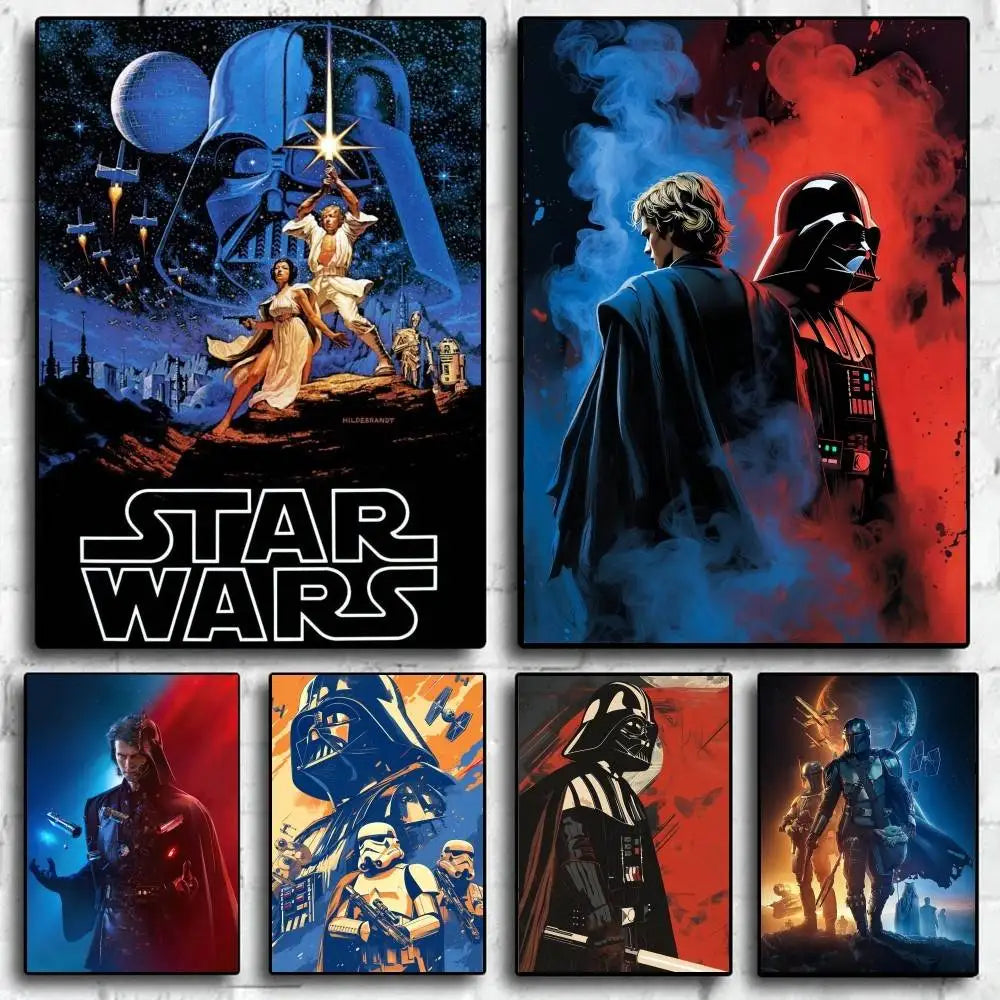 Star Wars High-End Fashion Poster – Wall Sticker, Home Decor