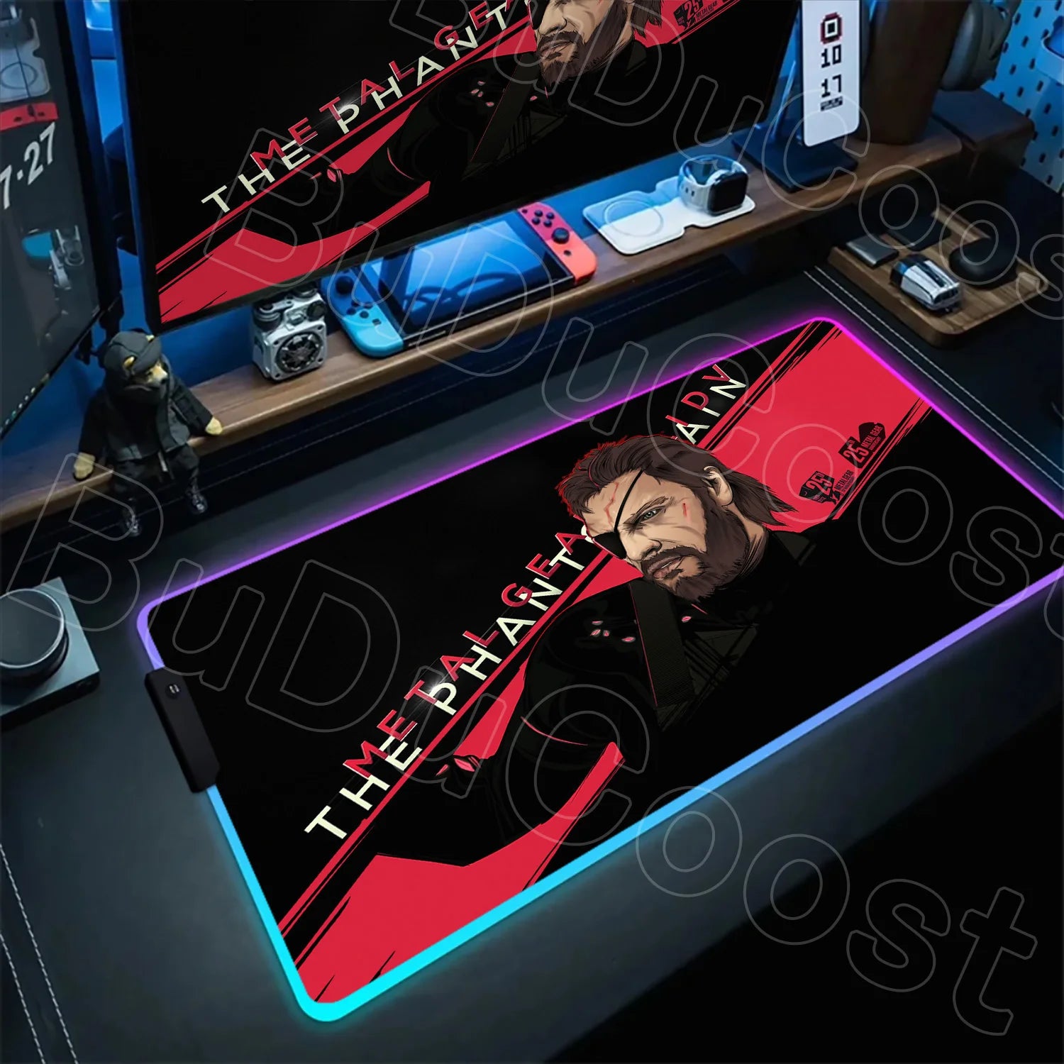 RGB Gaming Desk Mat – Metal Gear Solid Edition, 120×60cm