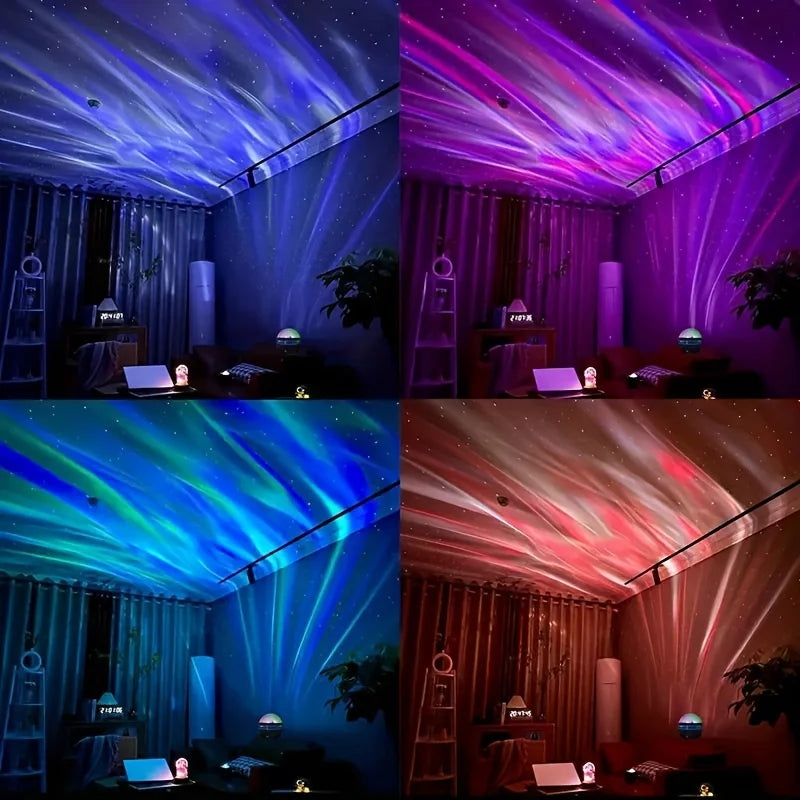 Northern Lights Star Projector – Remote Control, Auto Rotate