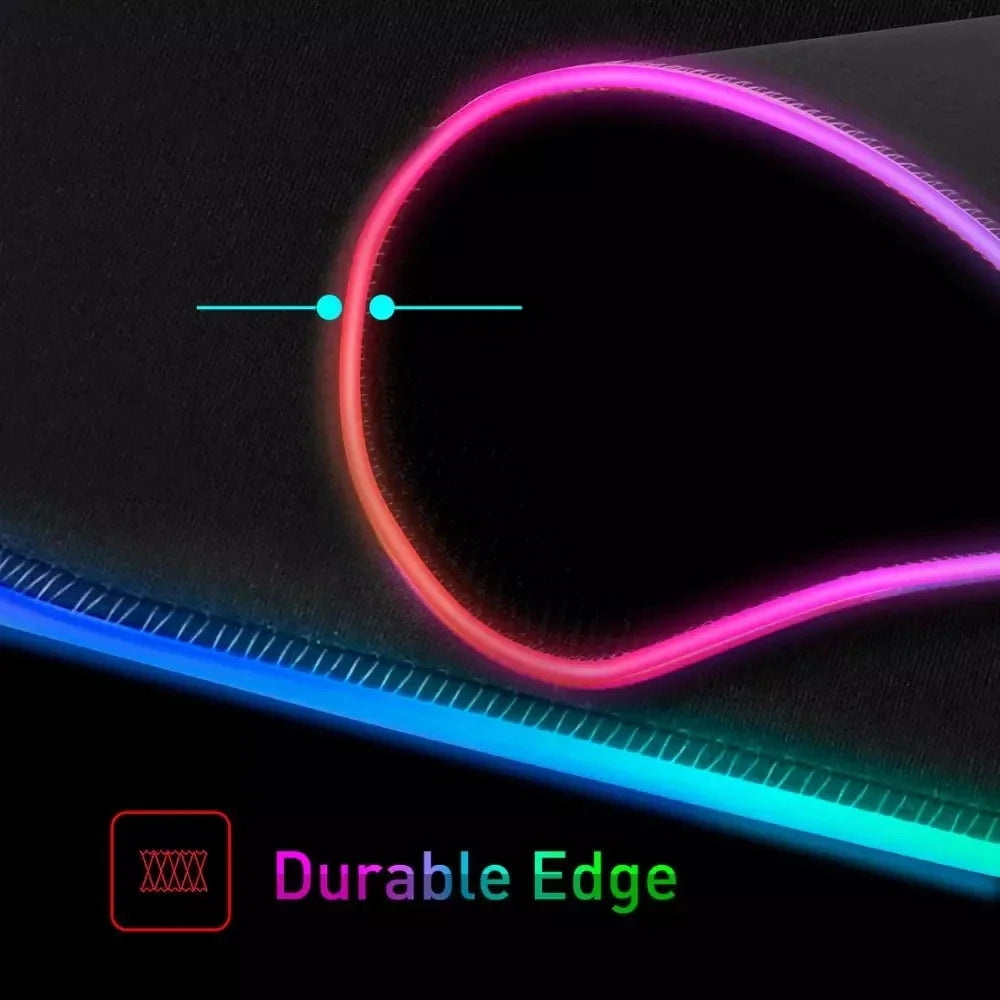 RGB love game Mouse Pad Desk Mat HD LED Large XXL MousePads Accessories RGB Mousepad Gamer PC Keyboard Desk Mat desk accessories