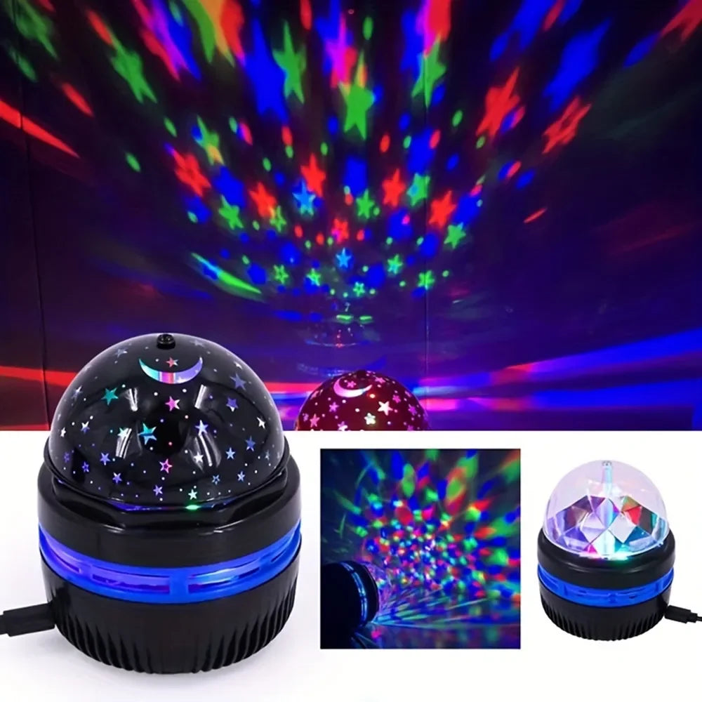 Northern Lights Star Projector – Remote Control, Auto Rotate