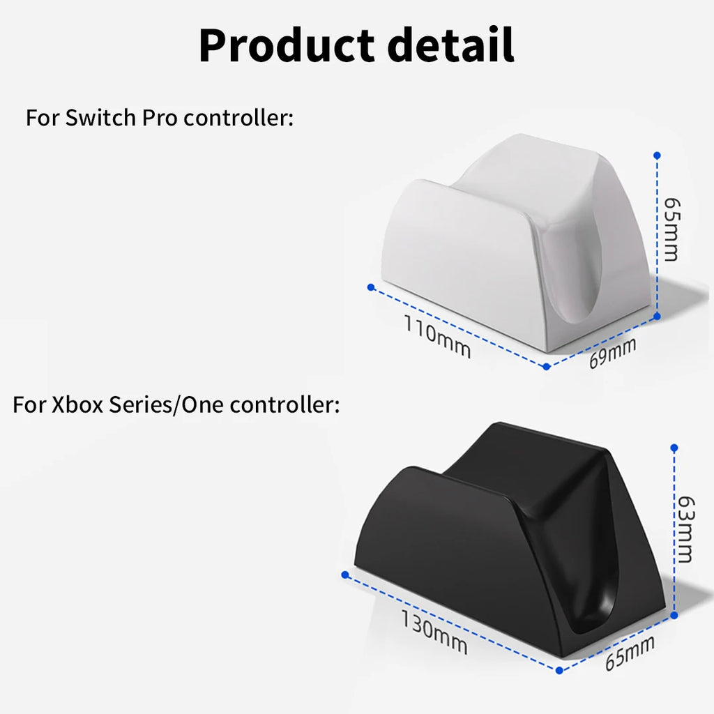 Gaming Controller Stand for Switch Pro / Xbox One Plastic Gamepad Desktop Joystick Holder for Switch Pro/Xbox Series Controller