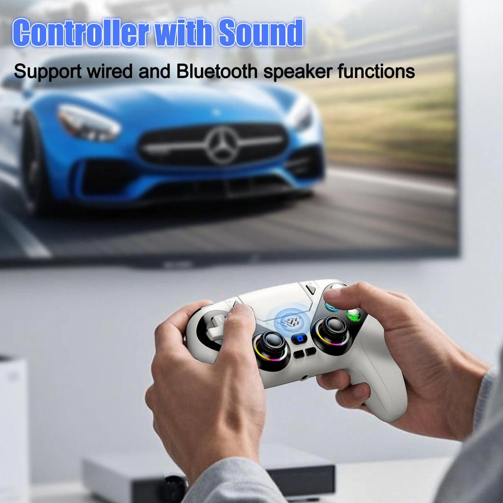 RGB Wireless Gamepad,For Playstation 5/PS5 Controller,With Turbo Dual Sense Vibrate Programming 3D Gaming Controller Console