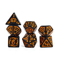 7pcs/set Halloween Themes Dice For DND RPG Entertainment Board Game Accessories D20 D12 D10 D8 D6 D4 Table Game Dice Set