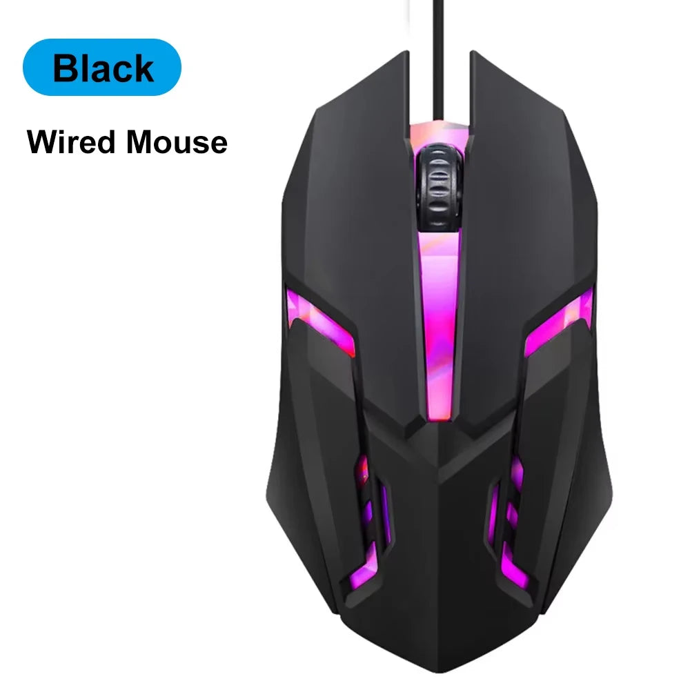 RGB Wireless Gaming Mouse – Bluetooth 5.2 & 2.4G, 1600DPI