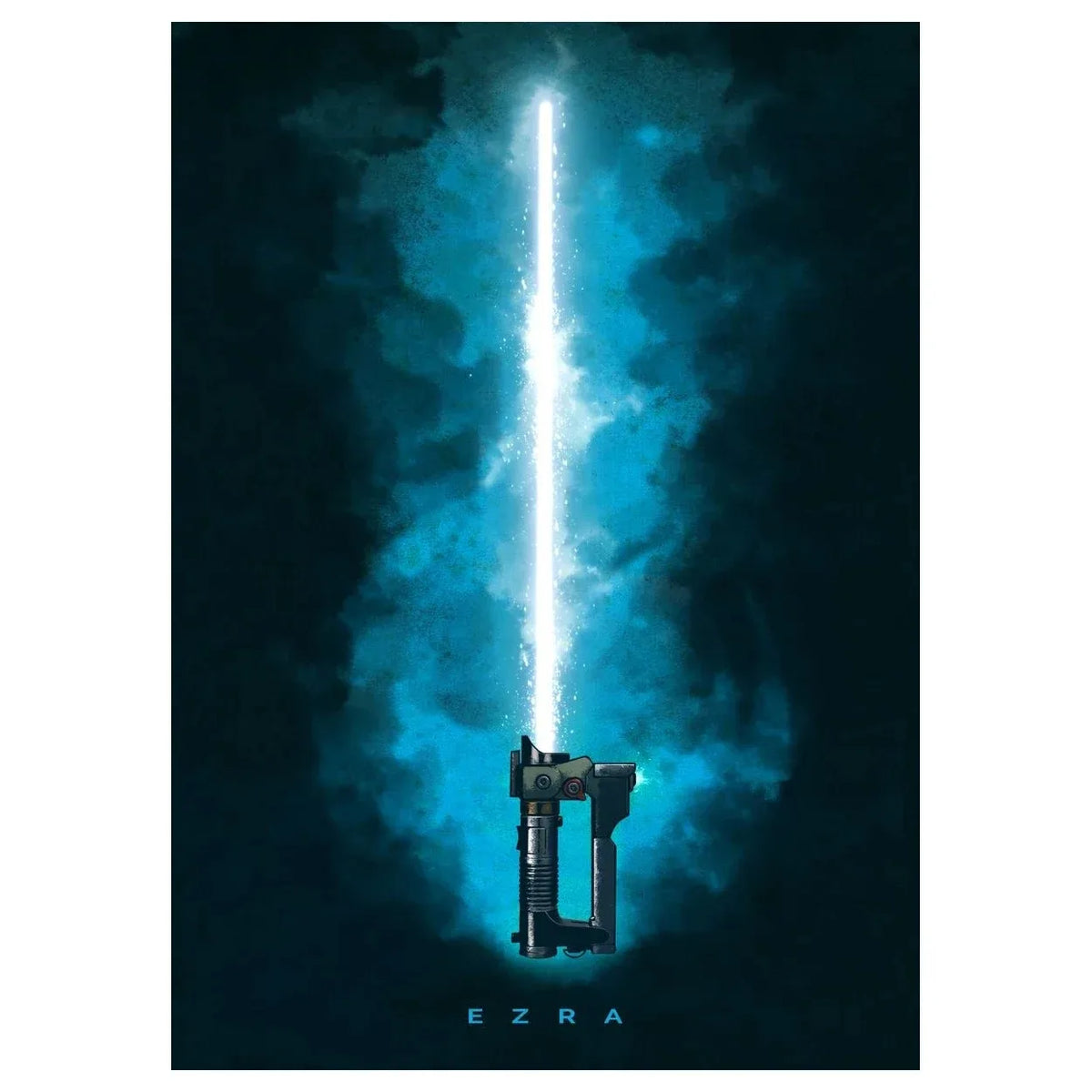 Star Wars Lightsaber Canvas Print – Gaming Room Wall Art