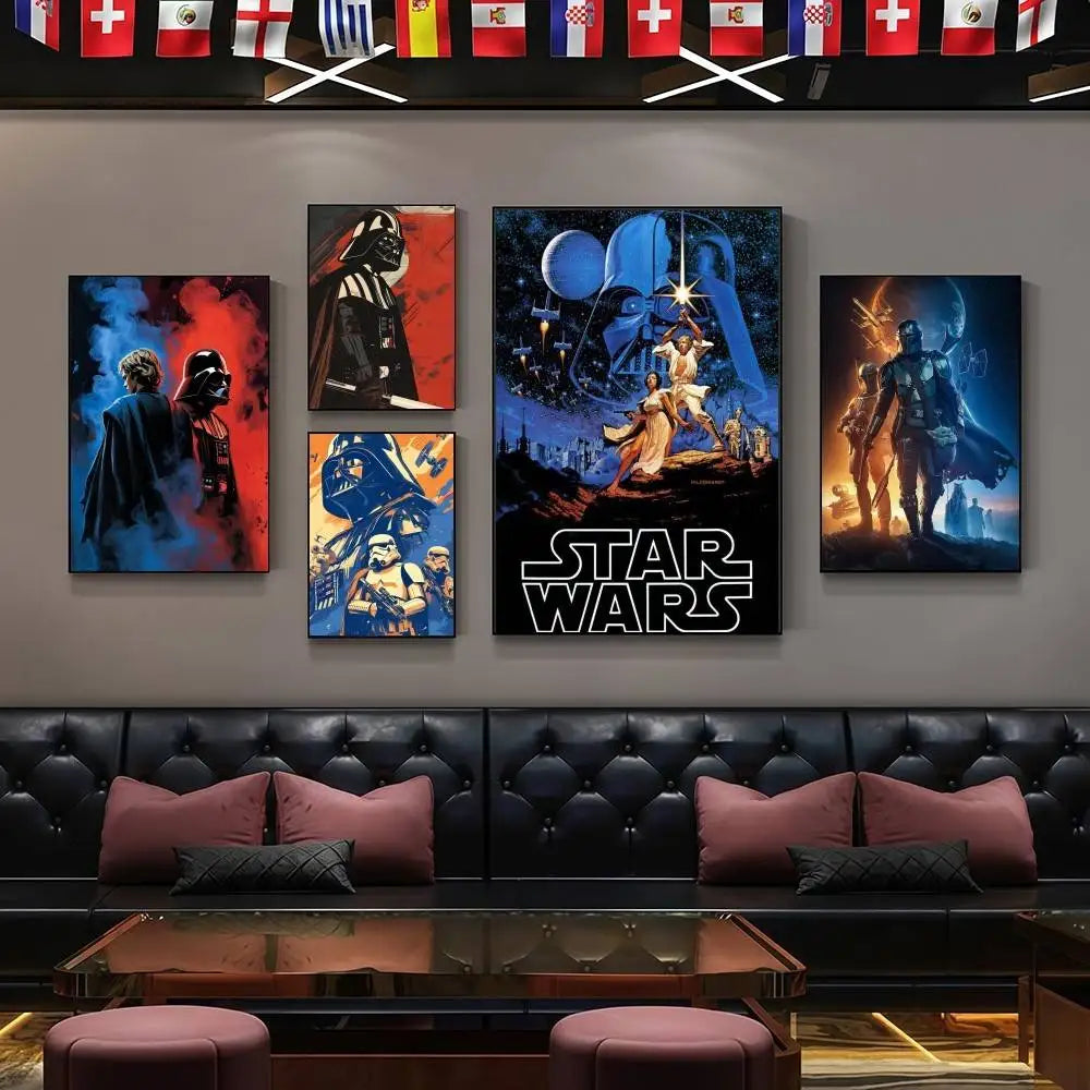 Star Wars High-End Fashion Poster – Wall Sticker, Home Decor