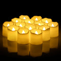 24Pcs Flameless LED Candle Lights Creative Wishing Led Tea Lamp Warm White Halloween Wedding Christmas Decoration Candle Light