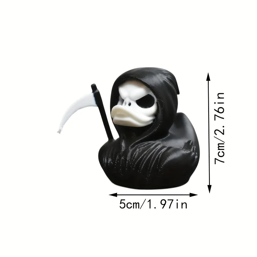 Grim Reaper Duck A 3D Printed Scary Death Duck Statue Suitable for Home Decoration Halloween Decoration for Haunted House Party