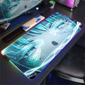 RGB Desk Mat Beautiful Shorekeeper Chisa Anime Large Mouse Pad XXL Wuthering Waves Gaming with Keyboard Area for Office PC Setup